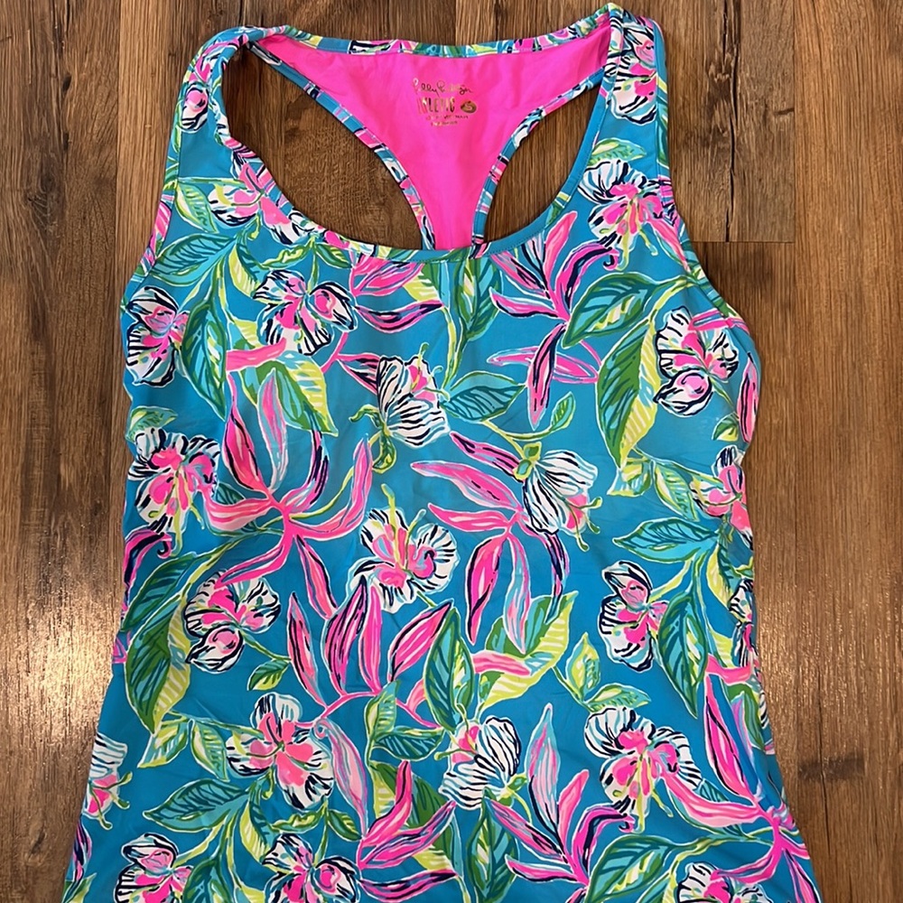 Lilly Pulitzer Luxletic Taye Skort & Matching Top - Picture 4 of 8